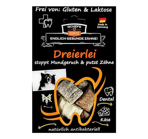 QCHEFS Dreierlei: Gegen Mundgeruch & Plaque & Zahnstein