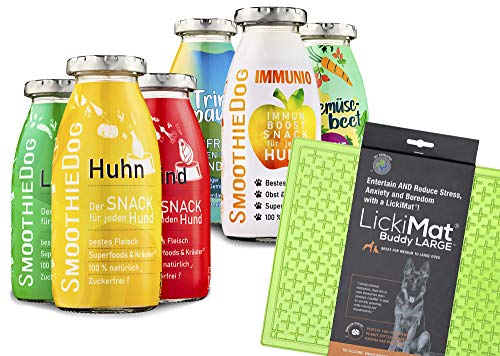 SmoothieDog 6er Probierset +Lickimat Leckmatte