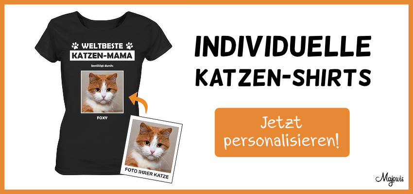 T-Shirts mit Katzenmotiv