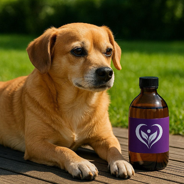 Meo, der Hund der Shopinhaberin, steht stellvertretend für die tierfreundliche Philosophie der Manufaktur.